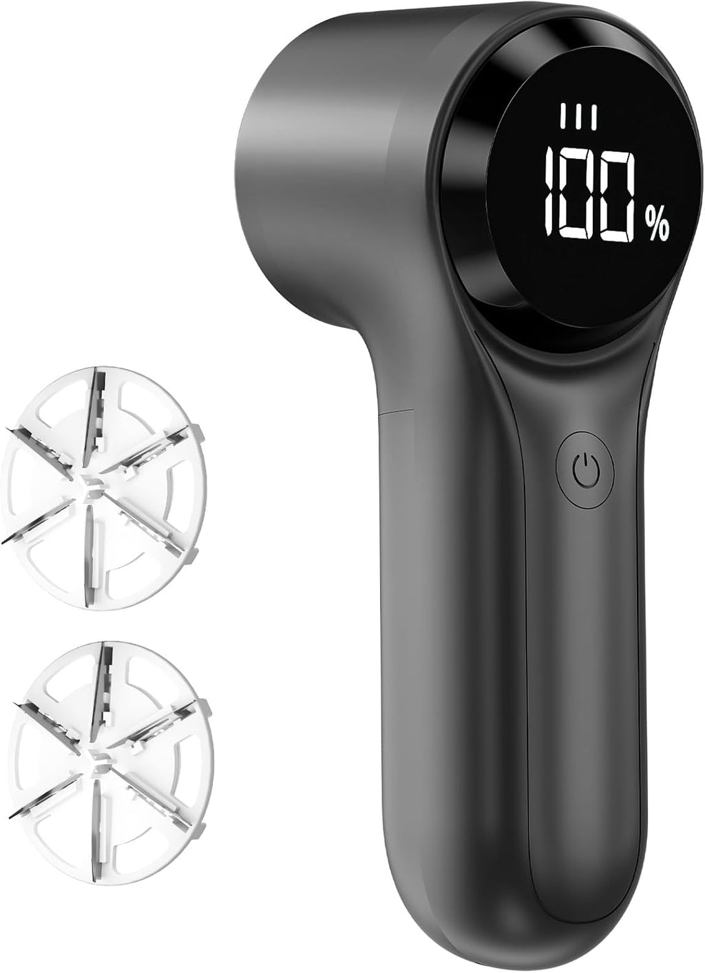Fabric Shaver, Electric Lint Remover, Rechargeable Lint Shaver, Household Essentials for Clothes, Upholstery, Furniture, Sweater Defuzzer to Remove Pilling, Battery Operated, Black