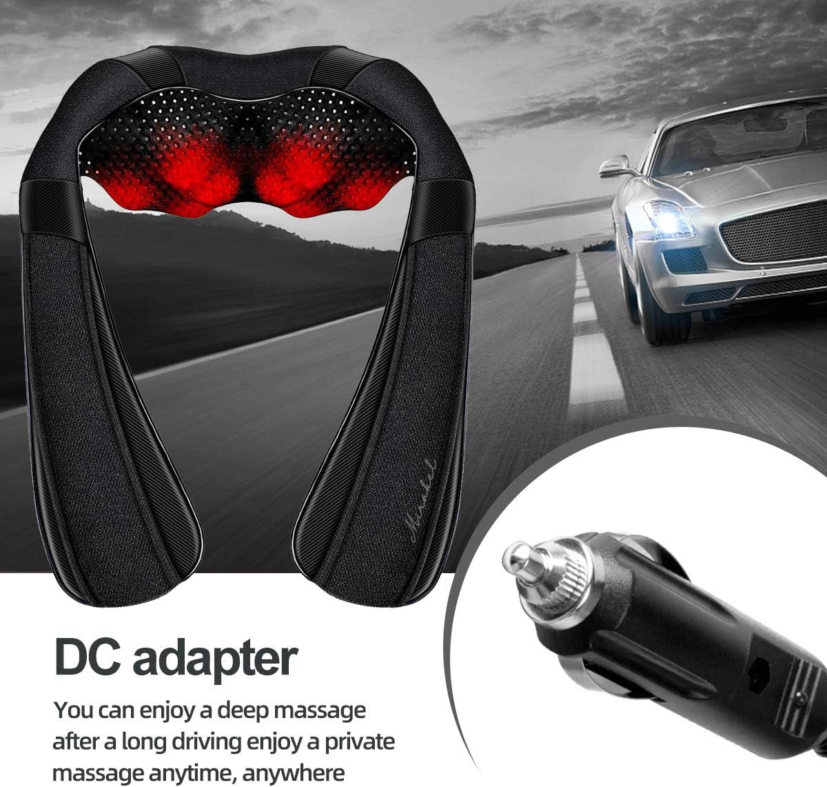 Shiatsu Neck and Shoulder Back Massager with Heat – Electric Deep Tissue Kneading Massage Pillow for Pain Relief and Relaxation – Perfect Gifts for Mother’S Day, Father’S Day, Birthdays, and Christmas